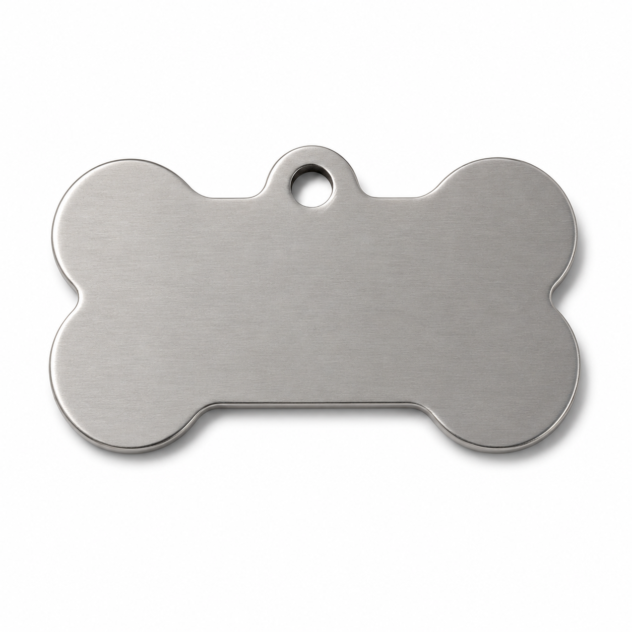 Custom Engraved Stainless Steel Bone Tag Keychain