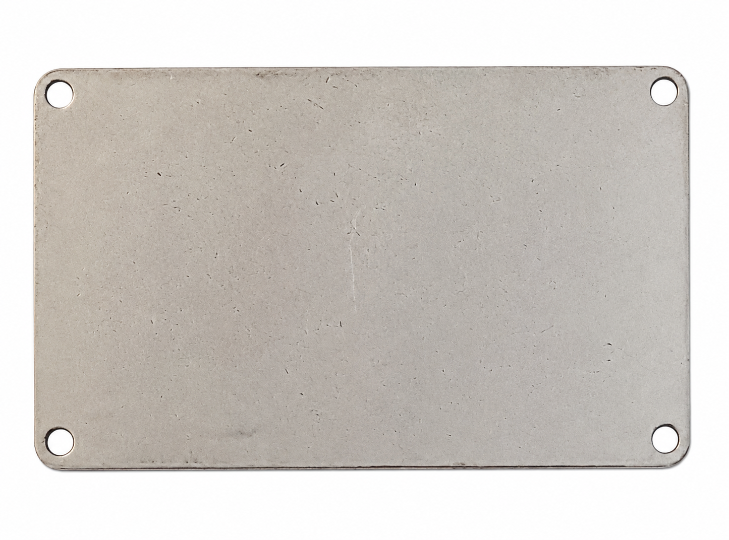 Custom Engraved Stainless Steel Mounting Plate – Screw-On Nameplate (84mm x 53mm)