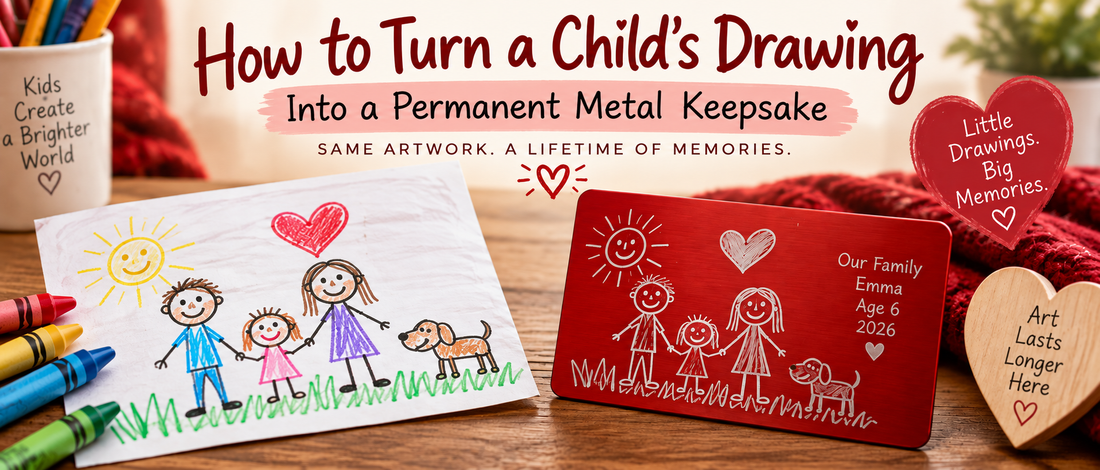 How to Turn a Child’s Drawing Into a Permanent Metal Keepsake