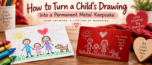 How to Turn a Child’s Drawing Into a Permanent Metal Keepsake