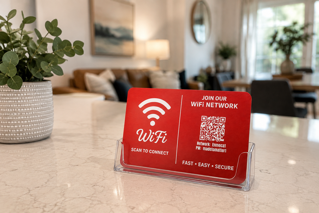 25 Creative Places to Display a Wi-Fi QR Code Card