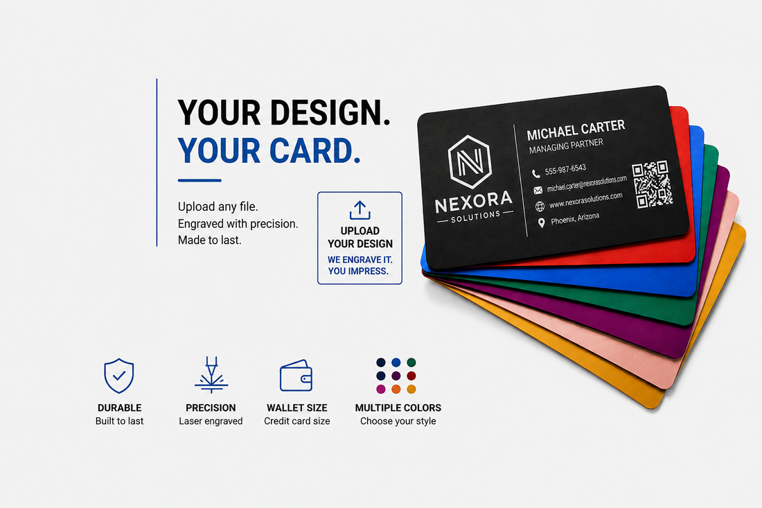 Already Have a Business Card Design? Turn It into a Premium Engraved Metal Business Card
