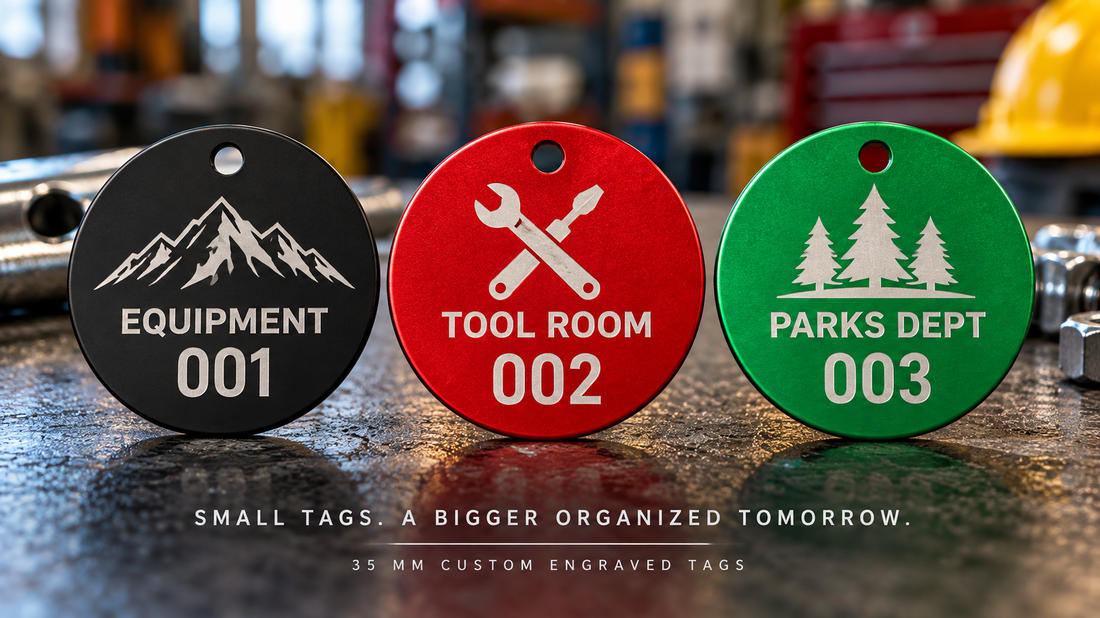 Numbered Equipment Tags for Shops, Warehouses, Fleets & Industrial Equipment