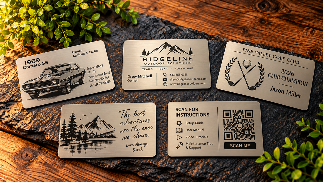 Custom Engraved Stainless Steel Cards: Endless Possibilities for Personalization