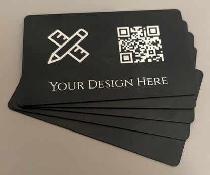 Custom Engraved Anodized Aluminum Card (0.8 mm)