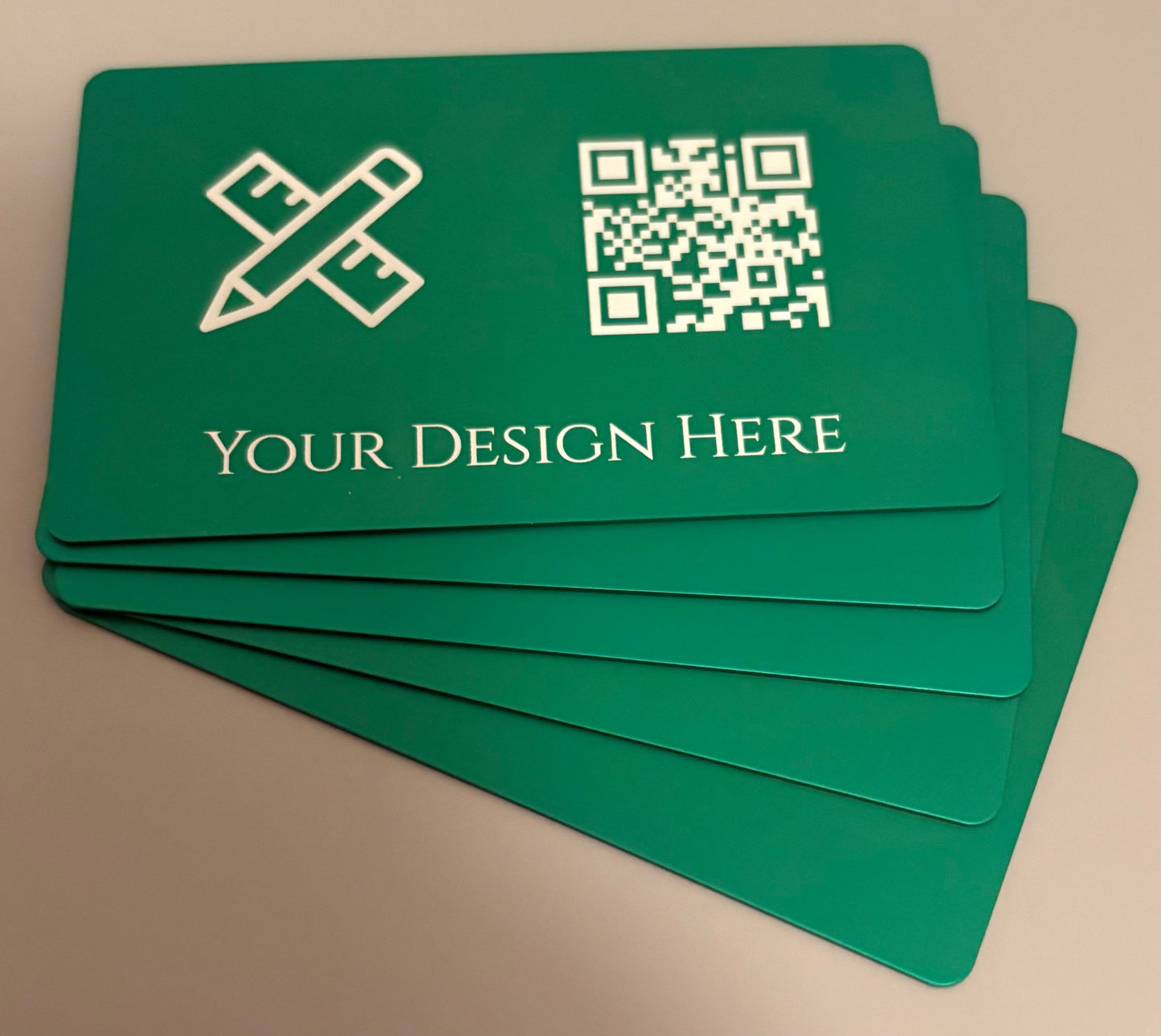 Custom Engraved Anodized Aluminum Card (0.8 mm)