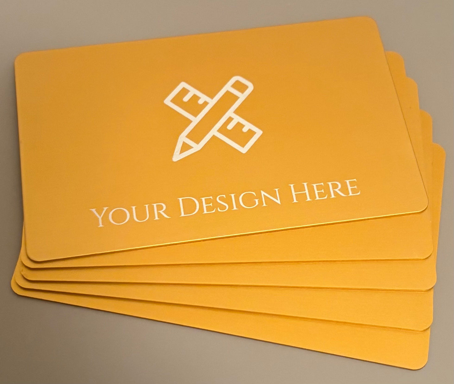 Custom Engraved Anodized Aluminum Card (0.8 mm)