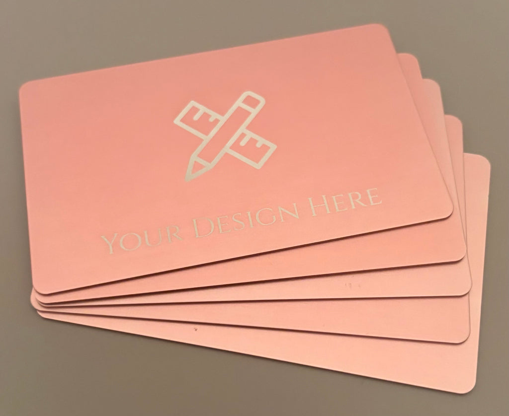 0.8 mm Anodized Aluminum Card