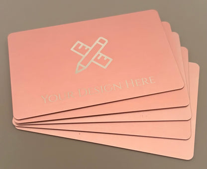 Custom Engraved Anodized Aluminum Card (0.8 mm)