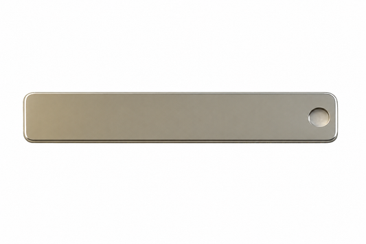 Custom Engraved Slim Stainless Steel Tag