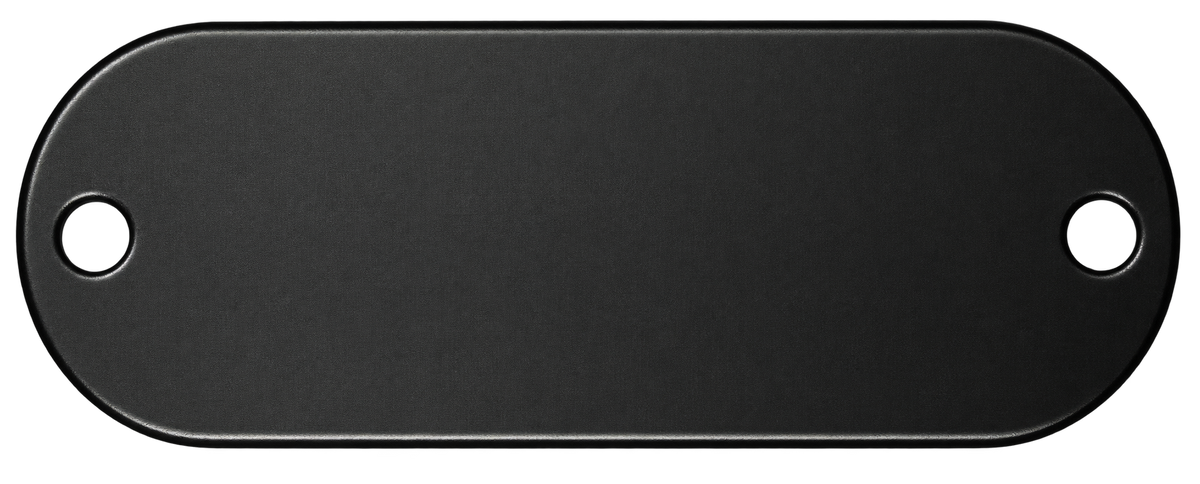 Custom Engraved Anodized Aluminum Mounting Plate – 2" × 0.74"