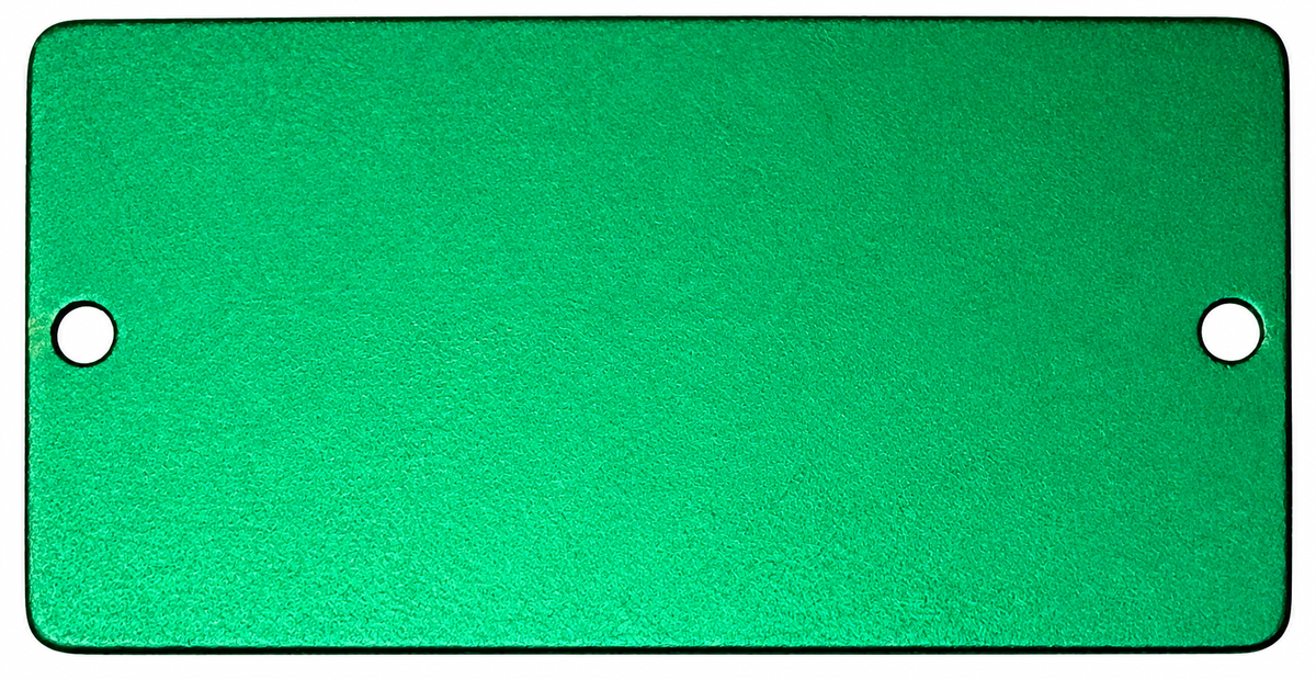 Custom Engraved Anodized Aluminum Mounting Plate – 3" × 1.5"