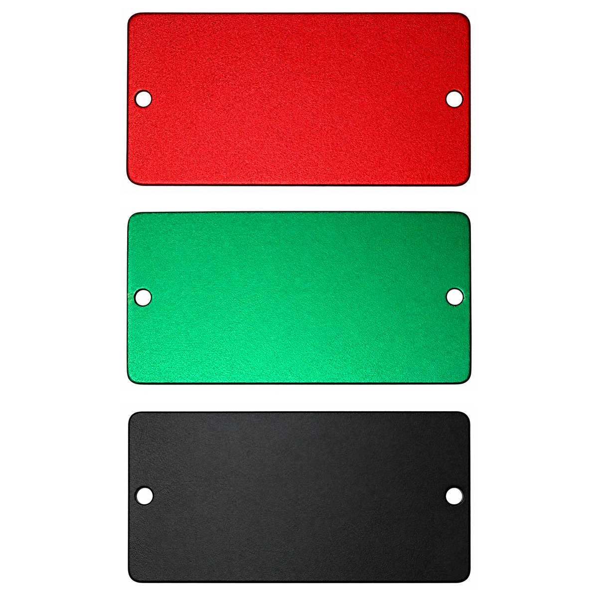 Custom Engraved Anodized Aluminum Mounting Plate – 3" × 1.5"