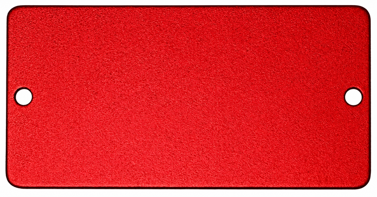 Custom Engraved Anodized Aluminum Mounting Plate – 3" × 1.5"